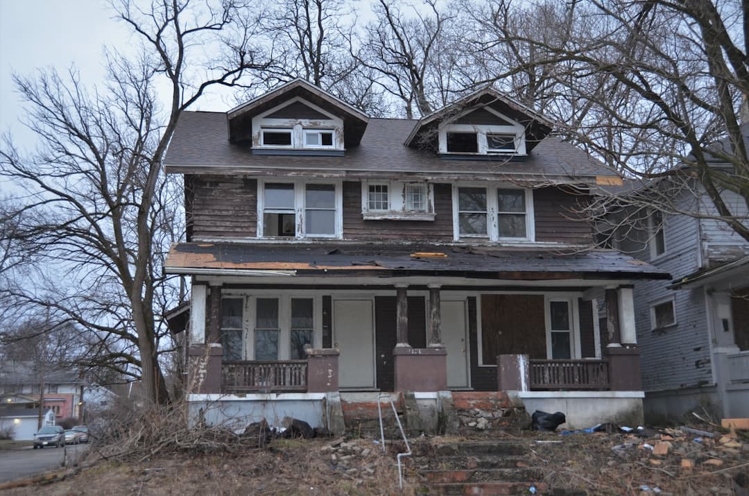 A run-down house in need of renovation — a classic fix-and-flip investment property