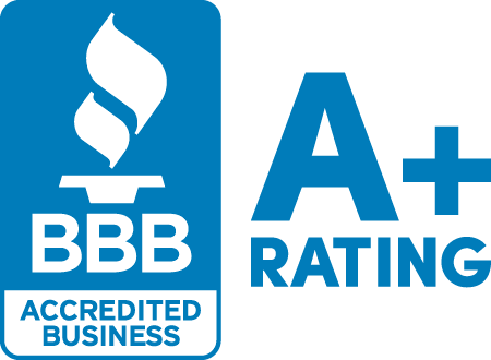 BBB Accredited Business, A+ Rating