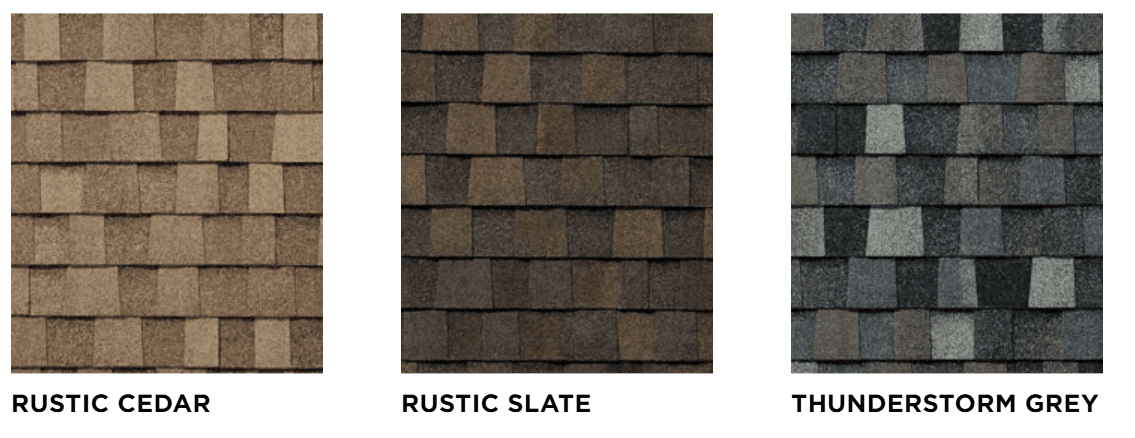 TAMKO HailGuard Class 4 impact-resistant shingle color options